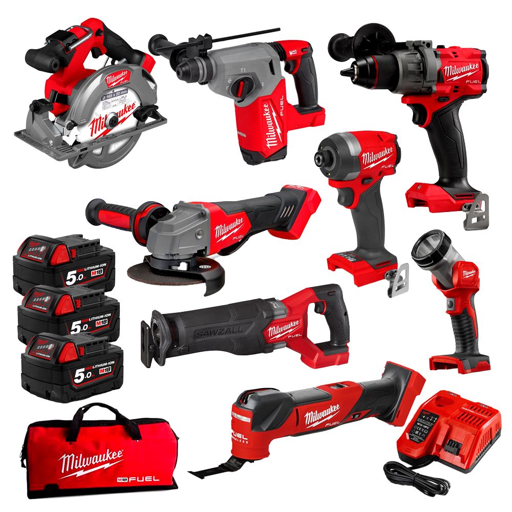 milwaukee-18v-5ah-fuel-brushless-cordless-8-piece-combo-kit