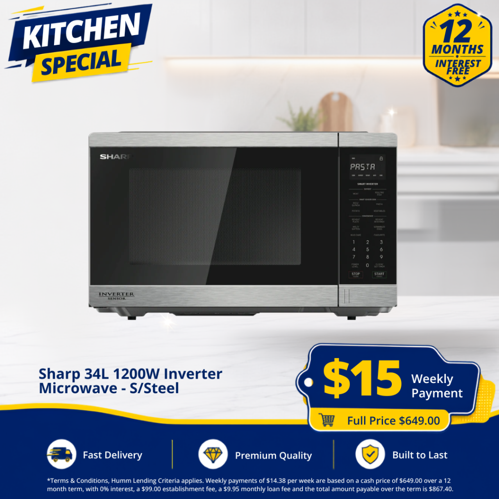 sharp-34l-1200w-inverter-microwave-stainless-steel