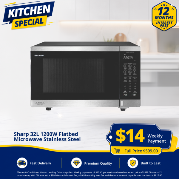 sharp-32l-flatbed-microwave-stainless-steel