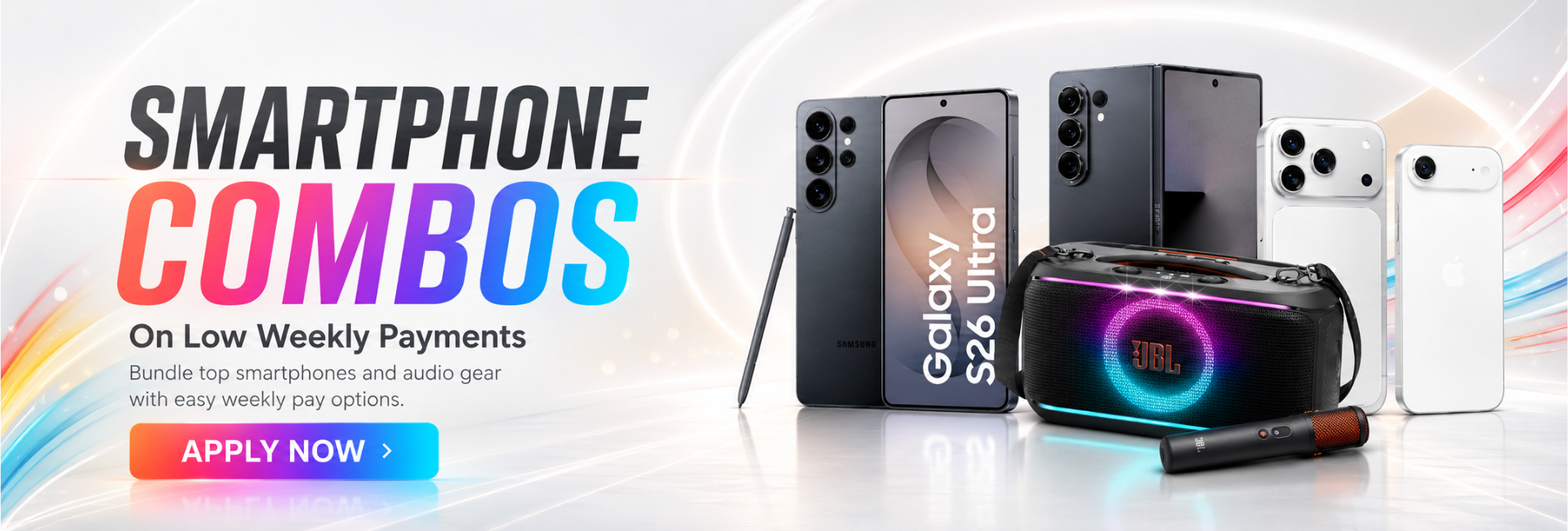 Smartphone Package Deals on Low Weekly Payments