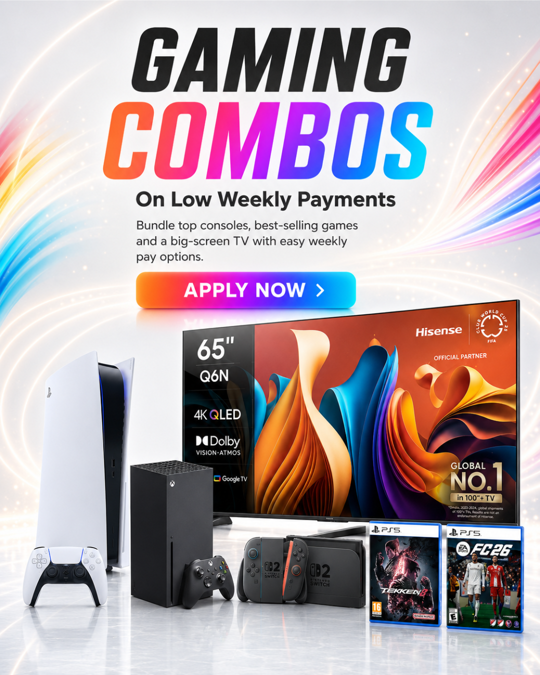 Gaming Package Deals on Low Weekly Payments
