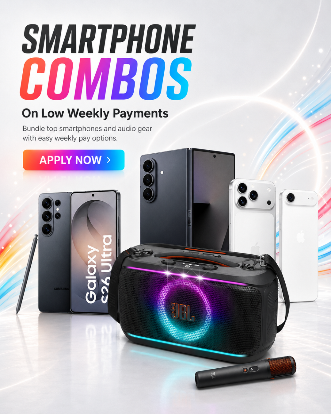 Smartphone Package Deals on Low Weekly Payments