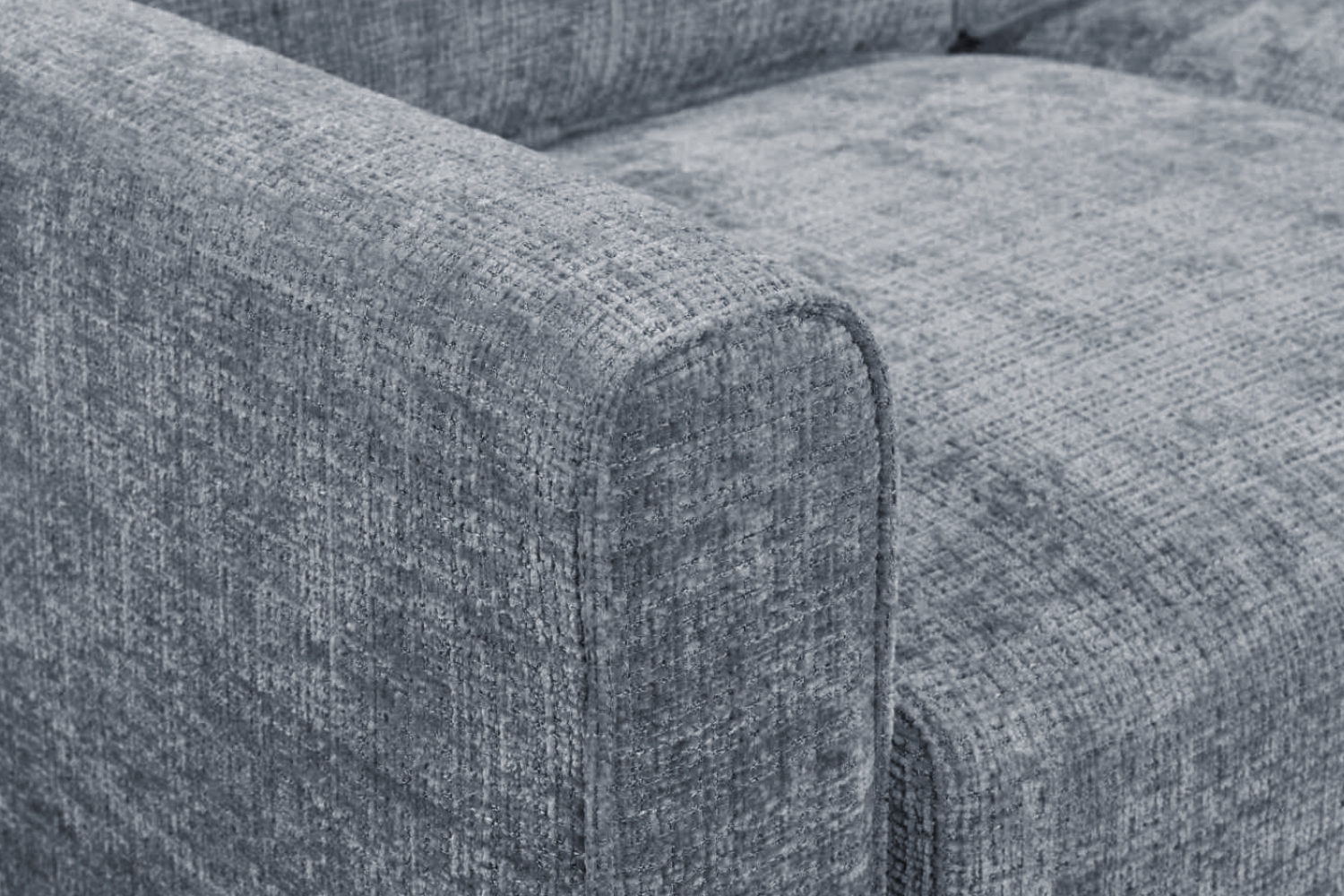 Monroe 3+2+1 Blue Fabric Sofa Range - Image 9